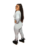 Grey BodyByKB Two Piece Flight Set