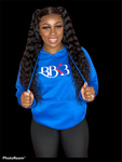 Blue BodyByKB Hoodie